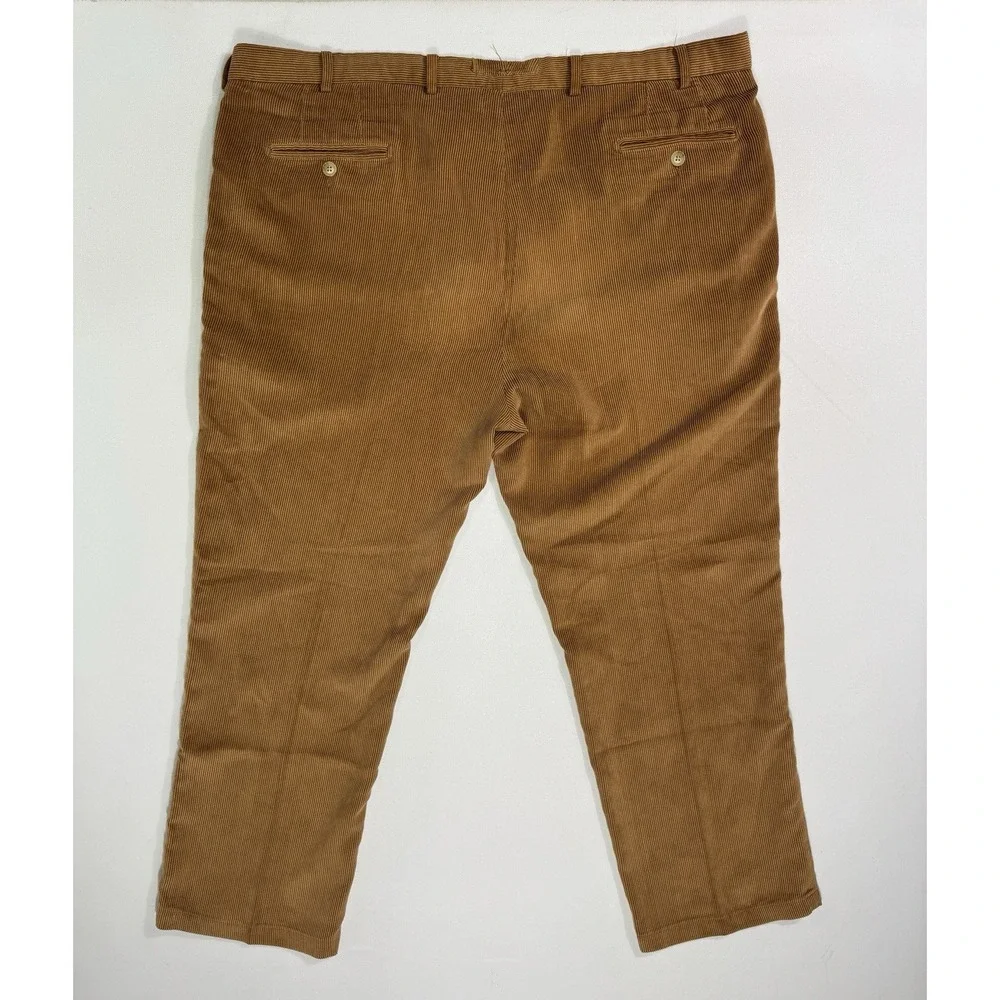 Patrick James Corduroy Pants Mens 40 (Measures 43x28) Brown Stretch